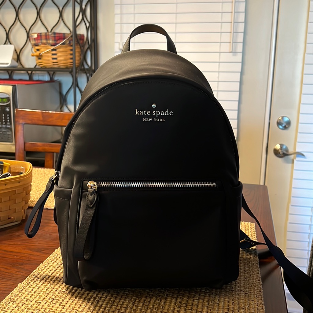 Nwt Kate Spade Chelsea Medium Backpack, Black